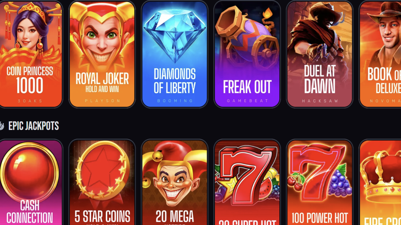 Slimking casino games